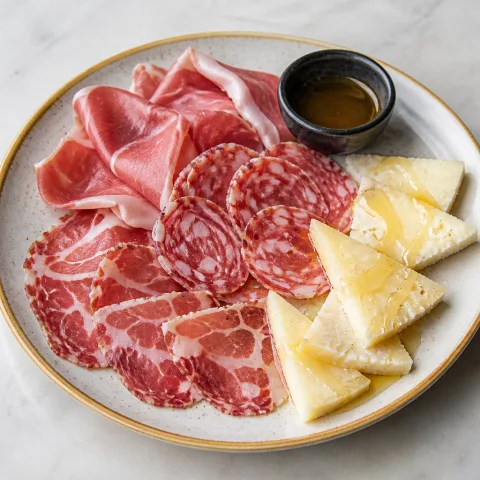 Tagliere di salumi e pecorino