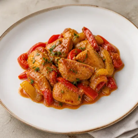 Pollo coi peperoni