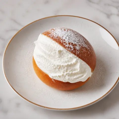 Maritozzo con la panna
